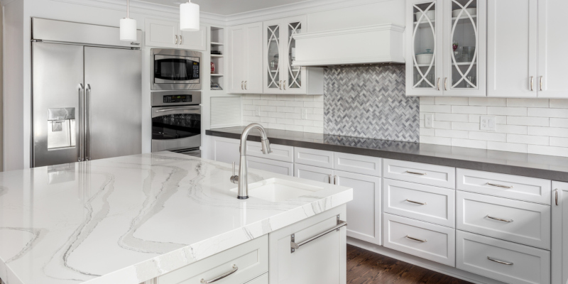 Granite kitchen countertops are very popular